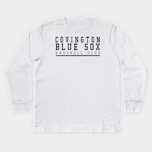 Covington Blue Sox Baseball Club 2 Kids Long Sleeve T-Shirt